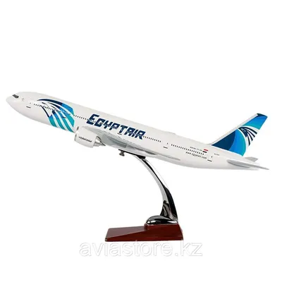 Модель самолета Boeing 777-300 в ливрее EgyptAir, масштаб 1/230 (id  100846903)