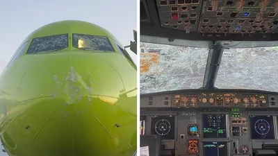 Сильно качало, все визжали»: во время полета град разбил лобовое стекло у  самолета из Челябинска - KP.RU
