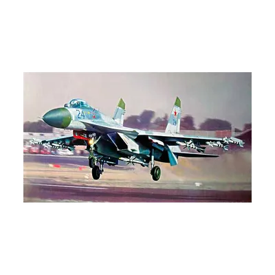 Trumpeter 02224 Сборная модель самолета Су-27 (1:32) купить в Казани