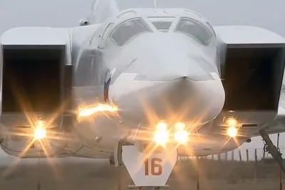 Видео катастрофы Ту-22М3 под Мурманском