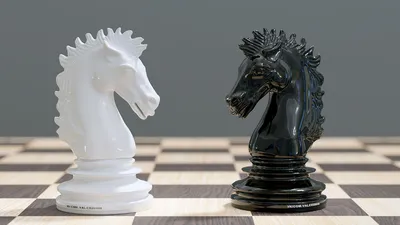 Фигура шахматная конь рисунок - 65 фото