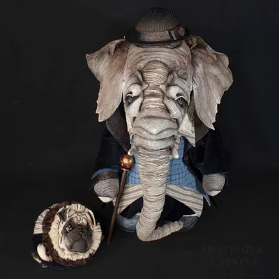 Слон и Моська | Миадолла - наборы для шитья игрушек