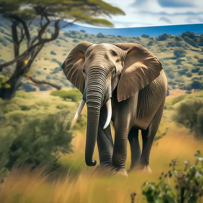 Derri Animals Фигурка животного Африканский слон