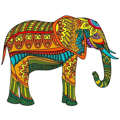 Контур слона носорога, слон, белый, млекопитающее, животные png | Klipartz