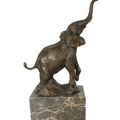 статуэтка Слон Африканский - купить в магазине БронзаМания