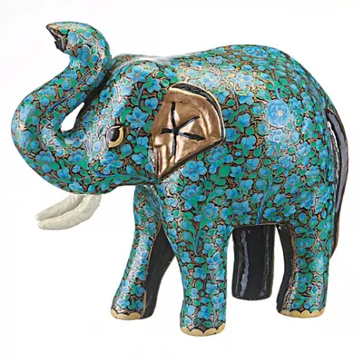 Скульптура Слон с поднятым хоботом - Антикварный магазин \"Славная Эпоха\"