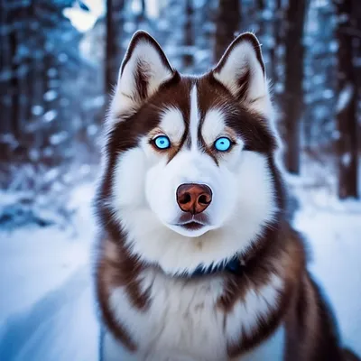 Ученые выяснили, как хаски приобрели «ледяные» голубые глаза - Питомцы  Mail.ru