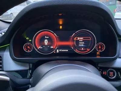 Расширенная комбинация приборов BMW 4 F32 и F36 - спидометр в БМВ 4