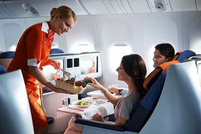 Красивые стюардессы в самолёте» — создано в Шедевруме