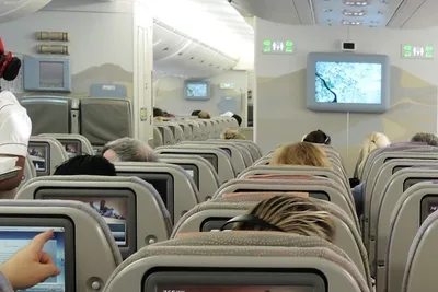 Где в самолете спят стюардессы - фото тайной спальни Boeing 777