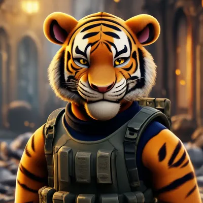 Фото тигра из мультика 