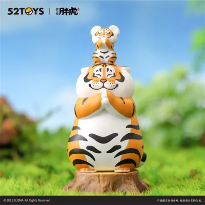 Векторная Иллюстрация Мультфильма Смешной Тигр Векторное изображение  ©tigatelu 251817006