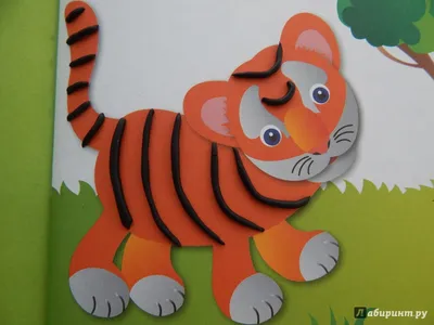 Тигр из пластилина - фото и картинки: 63 штук