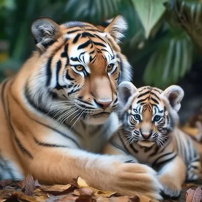 Малайский тигр: Самый маленький тигр. Эта кроха уступает в размерах