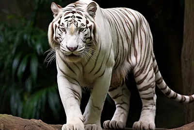 Амурский тигр изолирован на белом фоне. векторный вид на стороне тигра.  животное Иллюстрация вектора - иллюстрации насчитывающей природа, шарж:  234238741