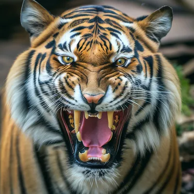 Tiger Grin Green Jungle Stock Photo by ©ImageSource 178127782