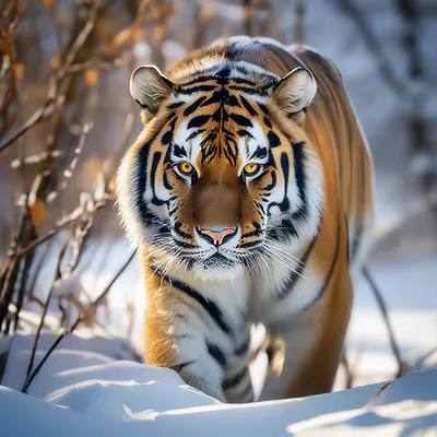 Купить Картины по номерам 40х50 «Тигр зимой» по привлекательной цене во  Владивостоке