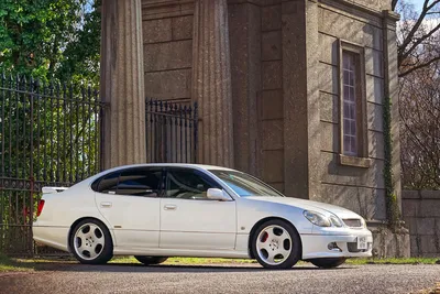 1997 Toyota Aristo with 19x10.5 20 Work Euroline and 245/30R19 Pirelli P  Zero and Coilovers | Custom Offsets