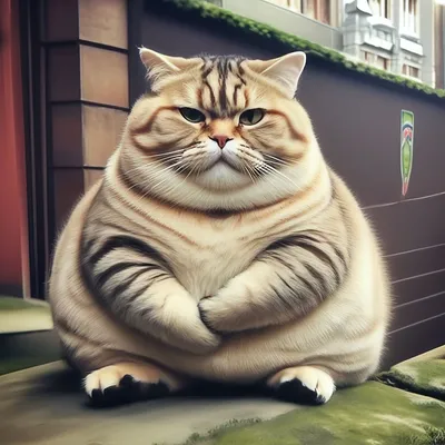 Если лайкнуть толстого кота ты …» — создано в Шедевруме