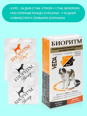 Витаминно-минеральный комплекс для собак крупных размеров БИОРИТМ