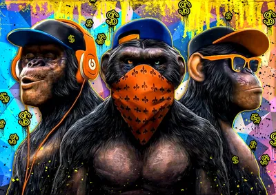 Три обезьяны - 62 фото