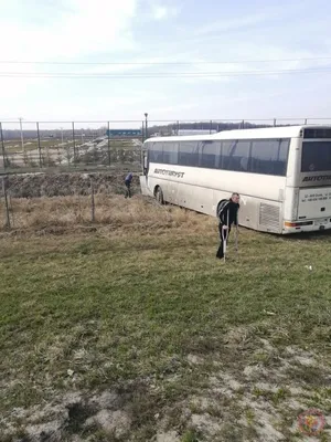 На трассе «Вятка» пассажирский автобус съехал в кювет » МЭТР - Марий Эл  Телерадио