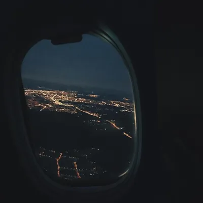 Взлет - Сочи - Вид с самолета ночью (Время: 23:30) - YouTube