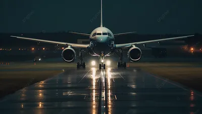 Крыло самолета в ночи :: Евгений Пикаревский – Социальная сеть ФотоКто