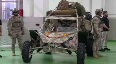 Колонна восстановленных военных авто вошла в Людиново в рамках бронепробега