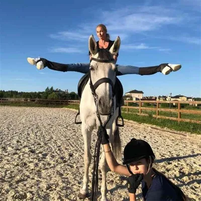 Фотоновость: Волочкова украсила коня стразами