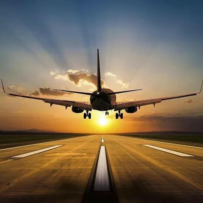 силуэт пассажирского самолета, взлетающего из аэропорта Иллюстрация штока -  иллюстрации насчитывающей электричество, сеть: 220703550
