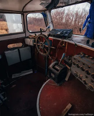 Заброшенные корабли и лодки, Североморск, Россия.
