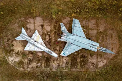 Заброшенные военные самолеты в лесу — Фото №1350658