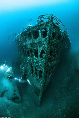 Век на дне Атлантики: фото британского военного лайнера, затонувшего