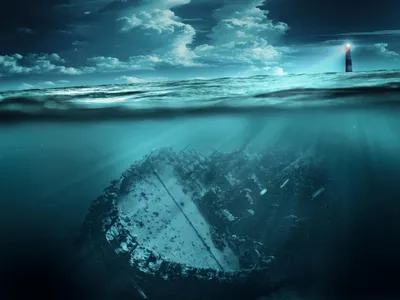 GISMETEO: Фото: В прозрачных водах озера Мичиган показались затонувшие  корабли - События | Новости погоды.