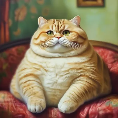 Очень жирный кот - 74 фото