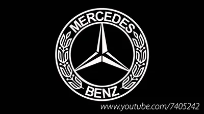 Значок Mercedes - эмблема (диаметр - 7,5 см) - Автотюнинг
