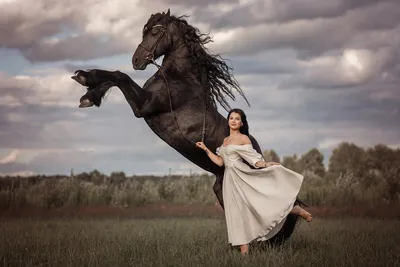 Фотосессия с лошадьми. Контент фотограф в Москве Лихачева Ксения