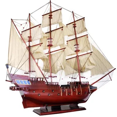 Модель корабля Галеон 16 века. Фото № 5 | Деревянные лодки, Корабль,  Парусники