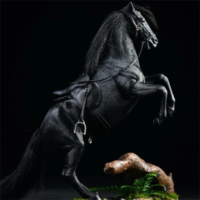 Немецкая Ганноверская лошадь JXK 1/12, статуя лошади с теплой кровью,  модель боевого животного, фигурка, декоративная игрушка для детей,  взрослых, детей, подарок на Рождество | AliExpress