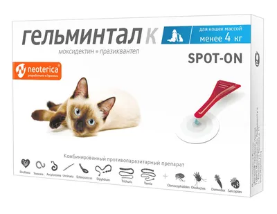 Эмульсия от гельминтов для котят и кошек массой от 2 кг, 5 мл, цены, купить  в интернет-магазине Четыре Лапы с быстрой доставкой
