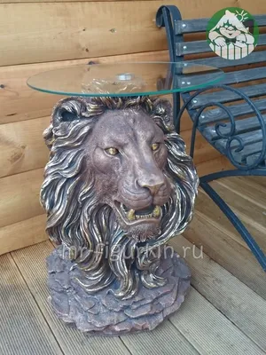 Панно Lefard голова льва н- 55см цвет: бронза с позолотой - купить в  Москве, цены на Мегамаркет
