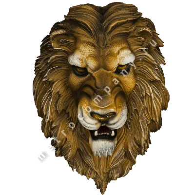 Файл STL Голова льва, настенное искусство, высокодетализированная 3D STL  модель 🐉・Дизайн 3D принтера для загрузки・Cults