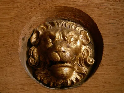 Голова льва (d125) — купить в городе Хабаровск, цена, фото — Железное дело