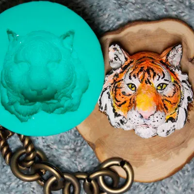 Голова тигра — раскраска для детей. Распечатать бесплатно.