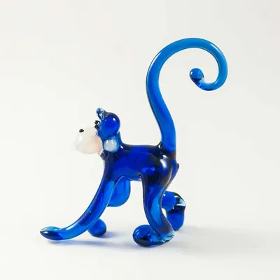 Игрушка-тянучка антистресс Горилла, обезьяна голубая 10 см - купить с  доставкой по выгодным ценам в интернет-магазине OZON (1087617741)
