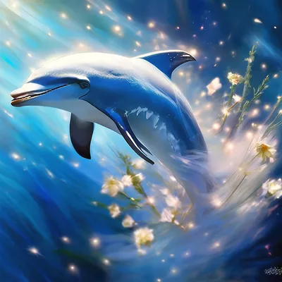 Дельфин, рисованный мультфильм, Мир Дельфинов, синий, морской  Млекопитающее, ребенок png | Klipartz