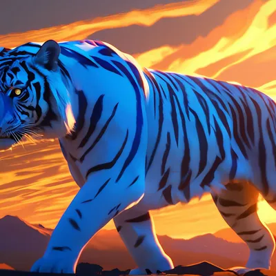Голубой тигр, автор Карлова Полина Владимировна