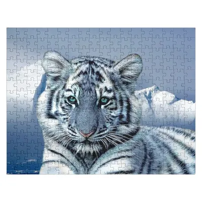 Голубой тигр блогера Mr.Beast.» — создано в Шедевруме
