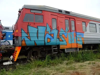 Пашок - Граффити на поездах - Petrograff